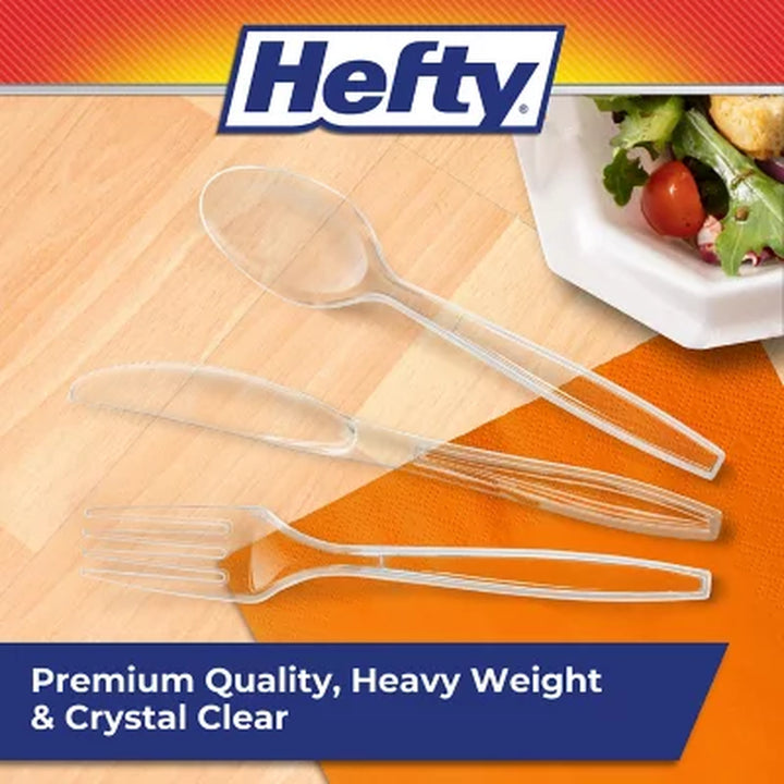Hefty Clear Plastic Cutlery Combo Pack (360 Ct.)