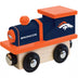 Masterpieces Officially Licensed NFL Denver Broncos Wooden Toy Train Engine for Kids.