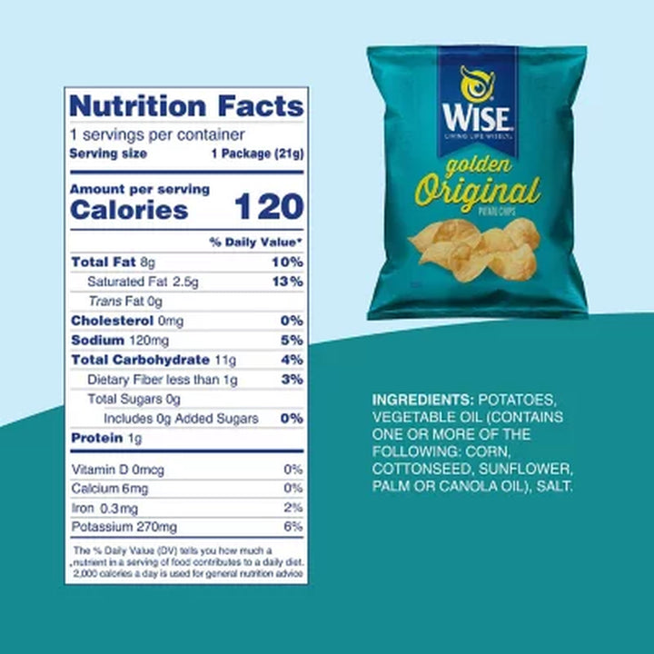 Wise Variety Pack Chips 50 Pk.