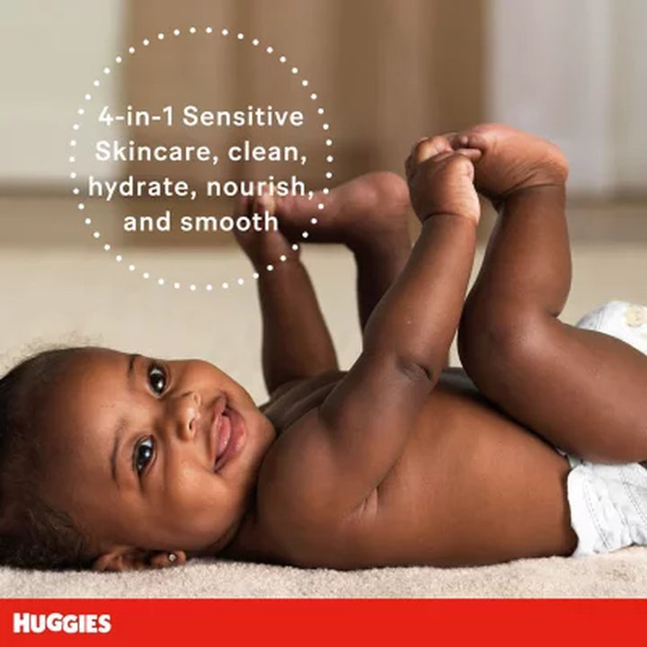 Huggies Nourish & Care Scented Baby Wipes, 10 Packs 640 Ct.