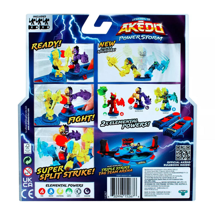 Legends of Akedo Power Storm Super Splitters Pack