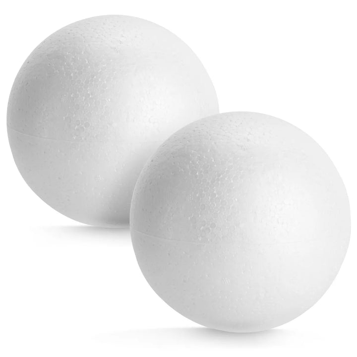 Juvale 2 Pack Foam Balls for Kid'S Arts and Crafts, DIY Projects (6 In)