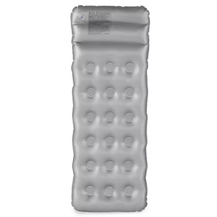 Intex 58894EP 18-Pocket French Mattress Suntanner Pool Lounger Float W/ Headrest