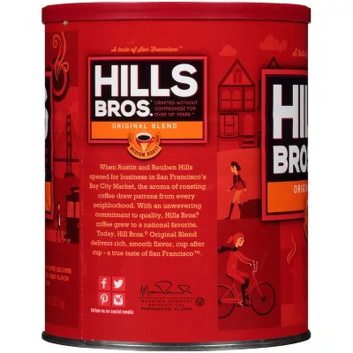 Hills Bros. Original Blend Ground Coffee 42.5 Oz.