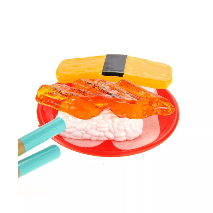 Ready! Set! Play! Link 21 Piece Japanese Sushi Dinner Bento Box, Pretend Play Cutting Food Set for Kids