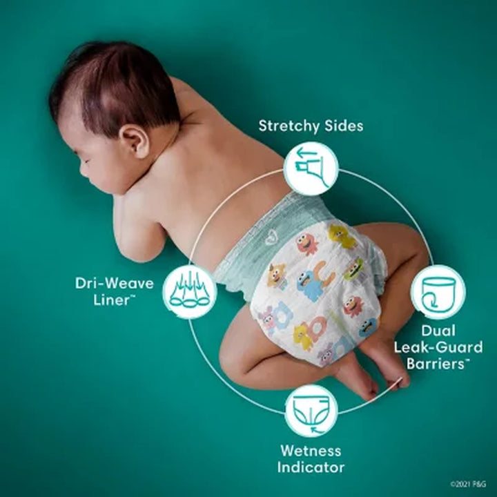 Pampers Baby Dry One-Month Supply Diapers, Sizes: 1-6