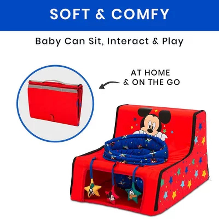Disney Mickey Mouse Sit 'N' Play Portable Activity Seat for Babies by Delta Children