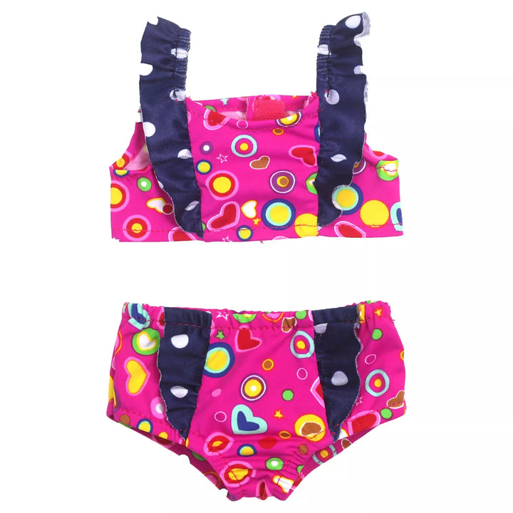 Sophia’S 18" Doll Swimsuit Set, Hot Pink