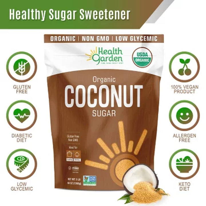 Health Garden Coconut Sugar 3 Lb.