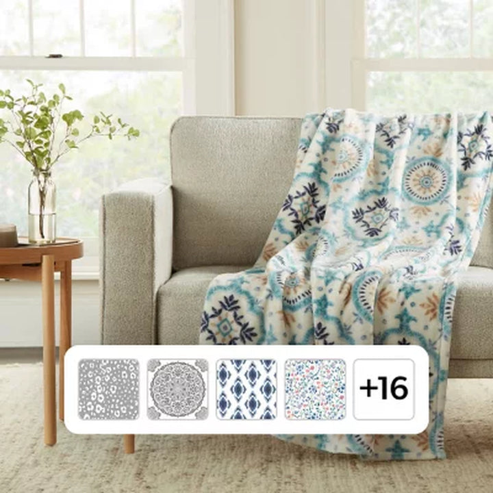 Member'S Mark Lounge Throw, 60" X 70", Assorted Designs