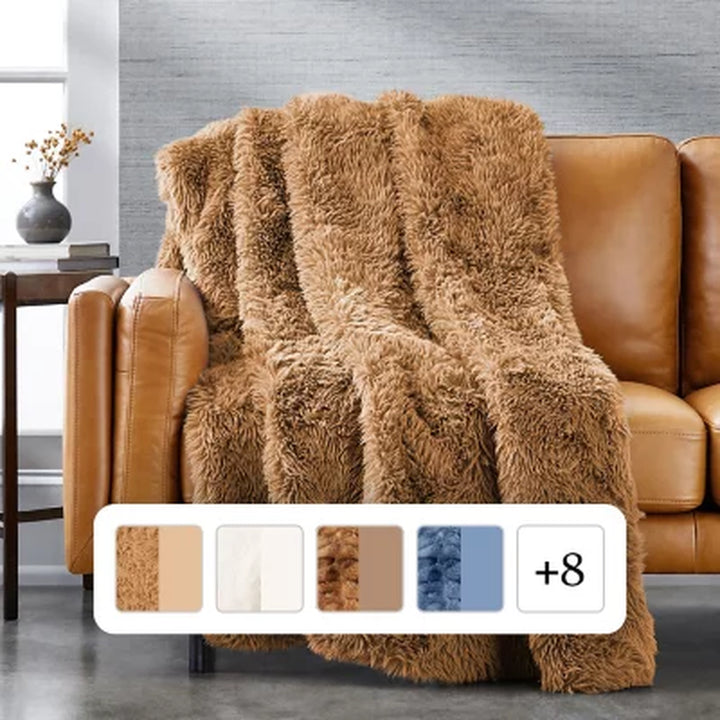 Member'S Mark Faux Fur Throw - 60" X 70" (Assorted Colors)