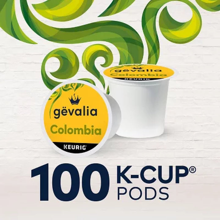 Gevalia Medium Roast K-Cup Coffee Pods, Colombia Blend 100 Ct.