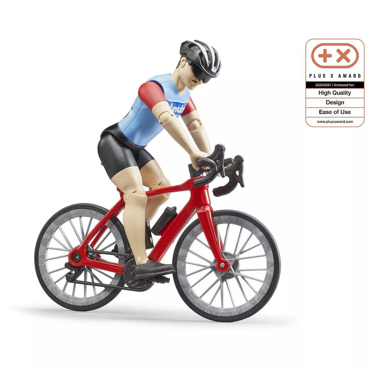 Bruder Bworld Road Bike with Figure