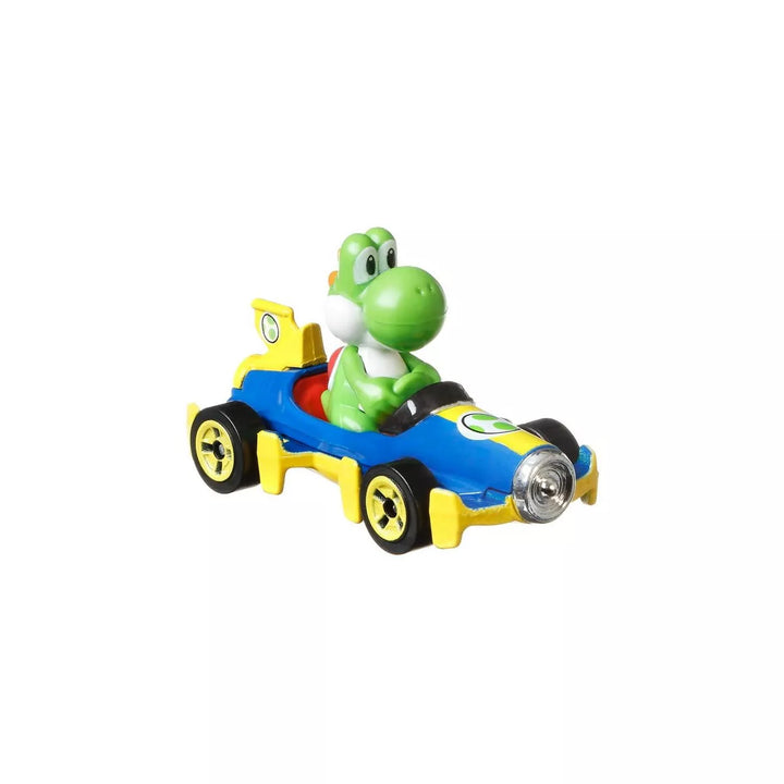 Hot Wheels Mario Kart 1:64 Scale Yoshi - Mach 8 Collectible Vehicle