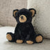 Bearington Lil' Huck Small Plush Stuffed Animal Black Bear, 7 Inches