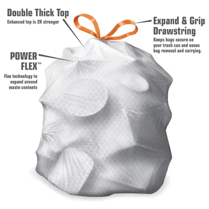 Member'S Mark Power Flex Tall Kitchen Drawstring Trash Bags, Lavender 13 Gal., 200 Ct.