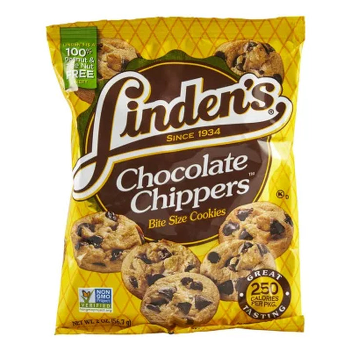 Linden'S Mini Chocolate Chippers Cookies, 2 Oz., 36 Pk.