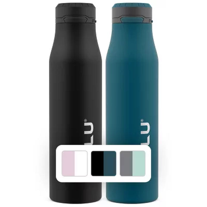 ZULU 26 Oz. Stainless Insulated Water Bottle, 2 Pack (Assorted Colors)