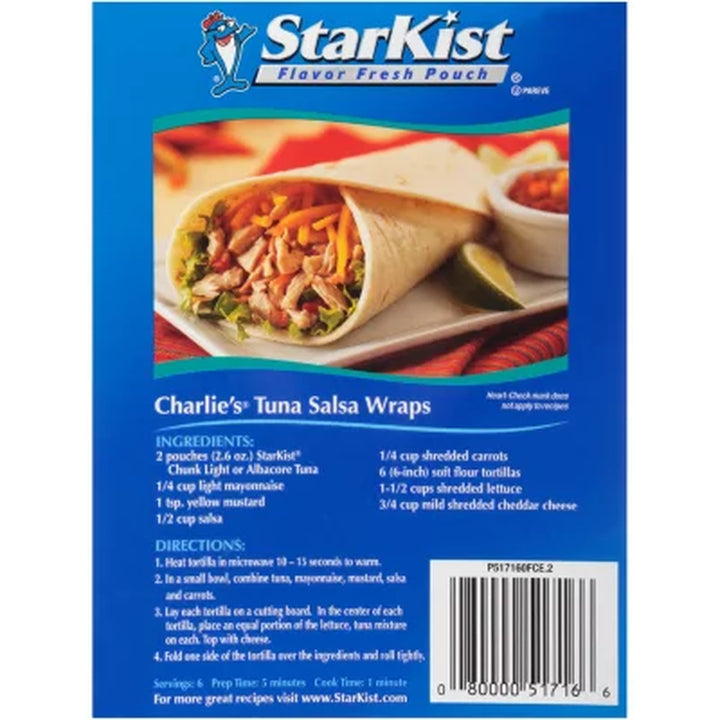 Starkist Chunk Light Tuna in Water 2.6 Oz., 10 Pk.