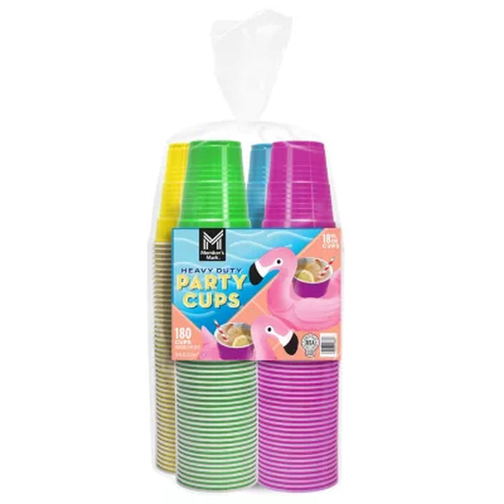 Member'S Mark Premium Quality Cups, Summer Colors (18 Oz., 180 Ct.)