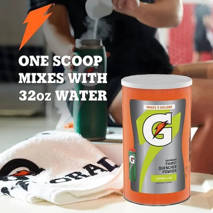 Gatorade Thirst Quencher Powder, Lemon-Lime 76.5 Oz.