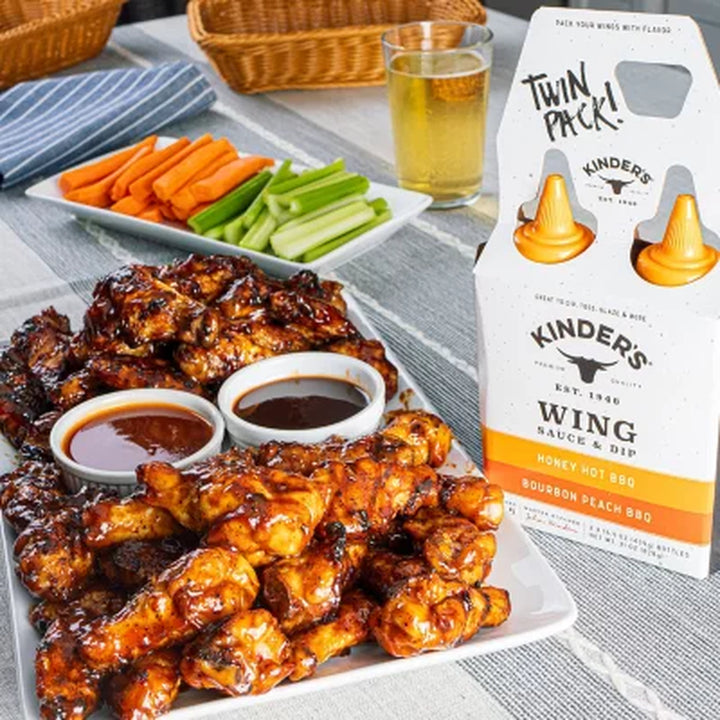 Kinder'S Bourbon Peach & Honey Hot Wing Sauce 31 Oz., 2 Pk.