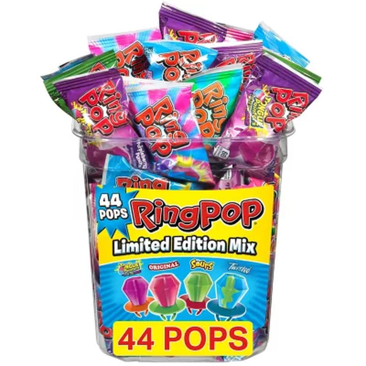 Ring Pop Variety Pack, 0.5 Oz., 44 Pk.