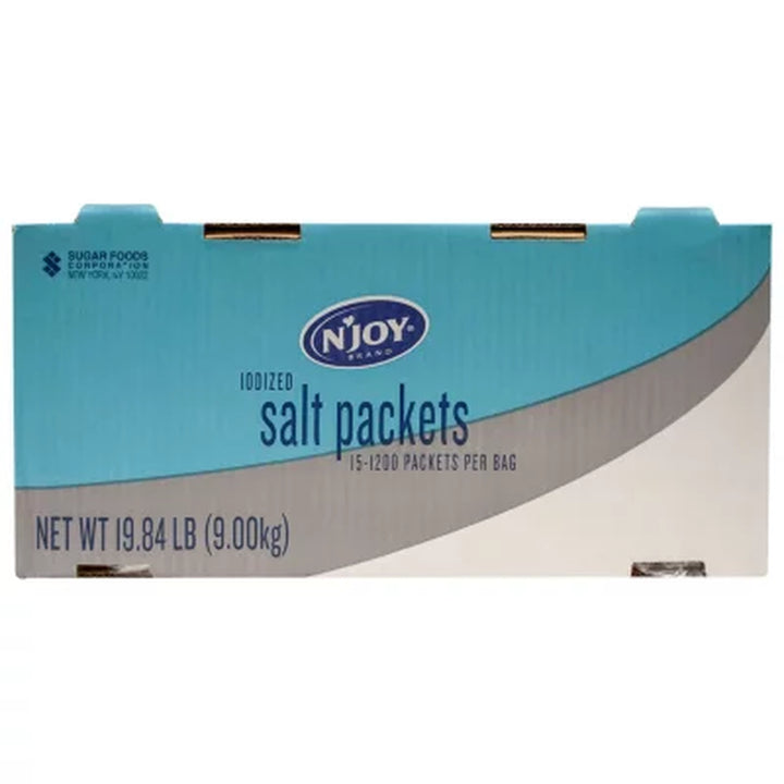 N'Joy Iodized Salt .5 G., 1,200 Ct.