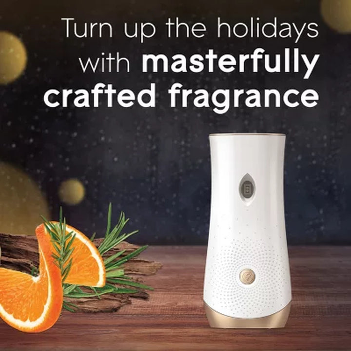 Glade Automatic Spray Air Freshener, Fireside Bourbon 1 Holder + 3 Refills