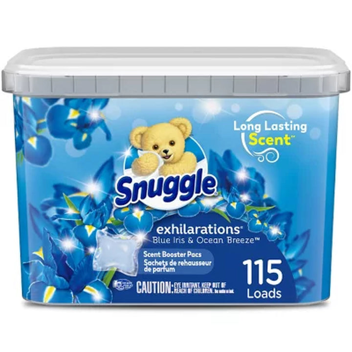 Snuggle Scent Boosters Pacs, Blue Iris & Ocean Breeze 115 Ct.