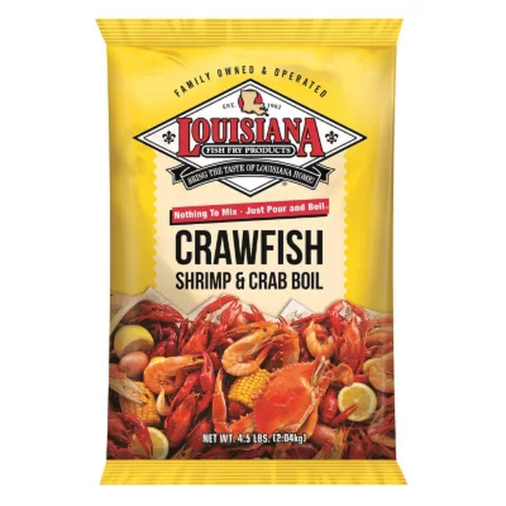 Louisiana Fish Fry Crawfish Shrimp and Crab Boil 4.5 Lbs.