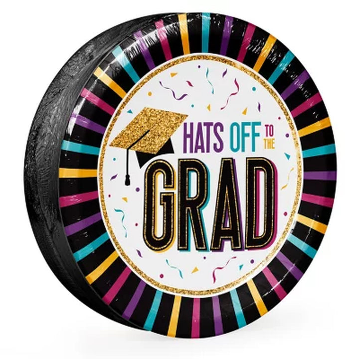 Artstyle Graduation Dinner Paper Plates, 10", 85 Ct.