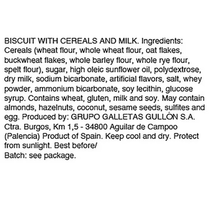 Gullon Vitalgrain Cereal Biscuits 2 Pk.