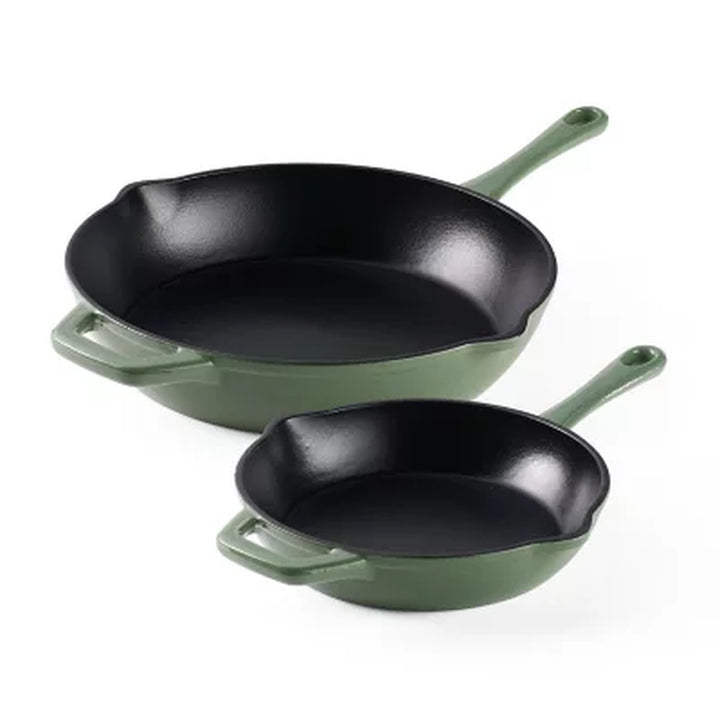 Tramontina 9" and 12" Enamel Cast Iron Skillet Set