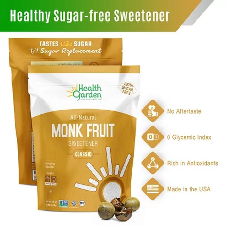 Health Garden Monk Fruit Sweetener 1 Lb.