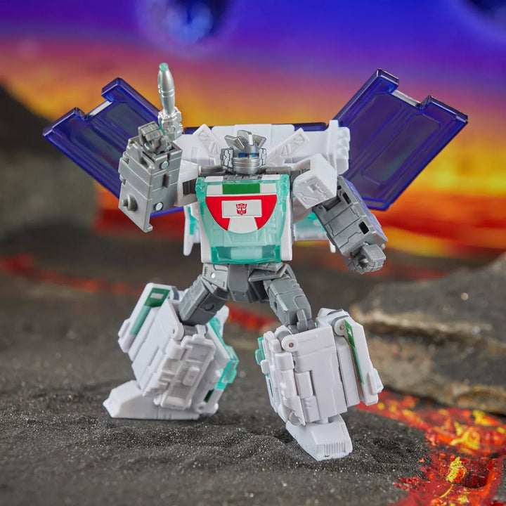 Transformers Origin Wheeljack Legacy United Voyager Class Action Figure (Target Exclusive)