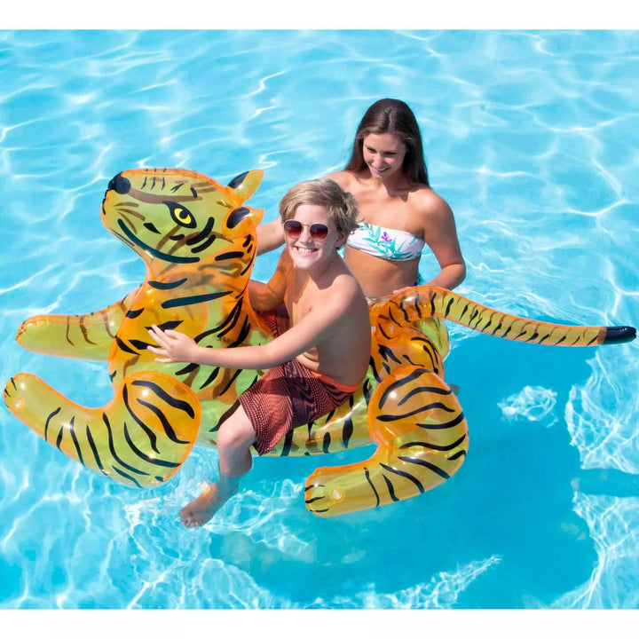 Swimline 73" Inflatable Tiger Ride-On Pool Float