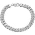 Italian Sterling Silver Polished Cuban Chain Bracelet