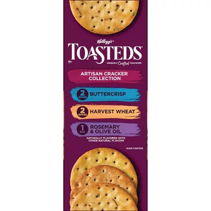 Kellogg'S Toasteds Crackers Variety Pack 40 Oz.