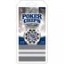 Masterpieces Casino Style 20 Piece 11.5 Gram Poker Chip Set NFL Tennessee Titans Silver Edition.