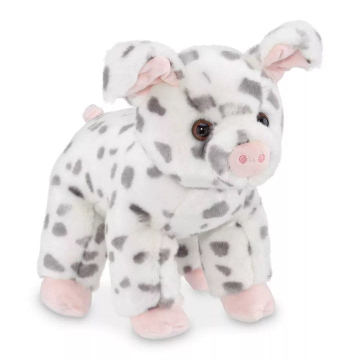 Bearington Hamilton Plush Spotted Pig Stuffed Animal, 10 Inches