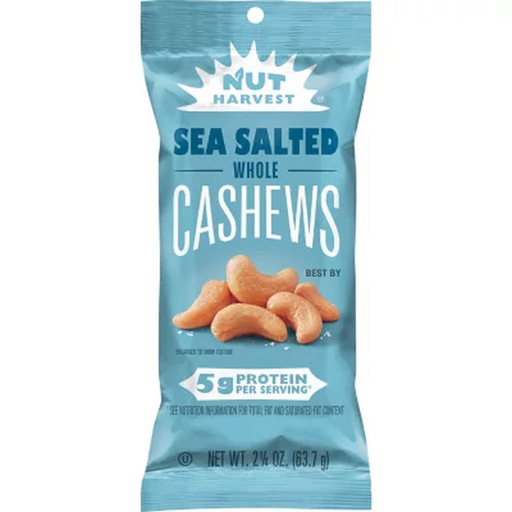 Nut Harvest Whole Cashews 2.25 Oz., 8 Ct.