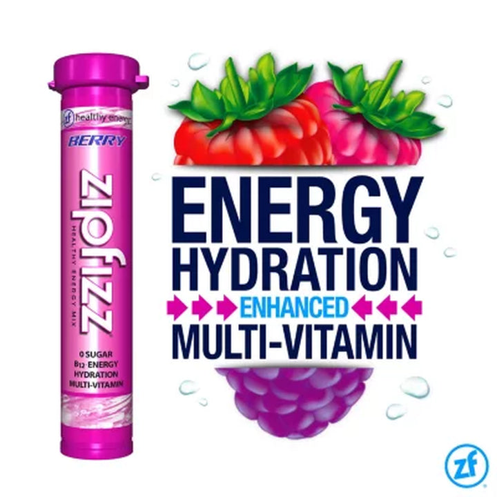 Zipfizz Energy Drink Mix, Berry 20 Ct.