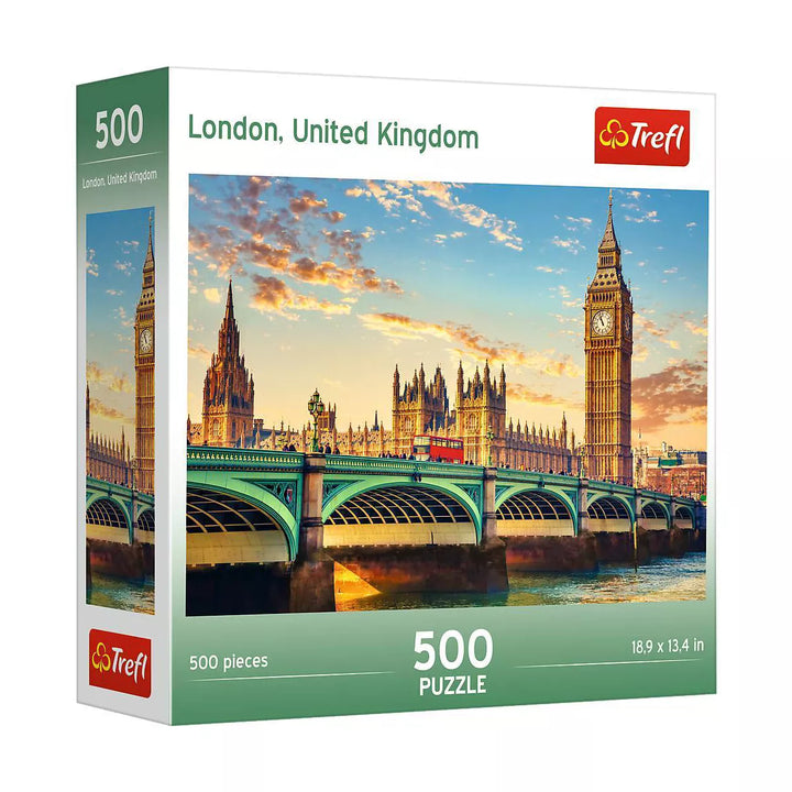 Trefl London United Kingdom 500Pc Puzzle: Brain Exercise, Travel Theme, Gender Neutral, Creative Thinking, 10+ Years