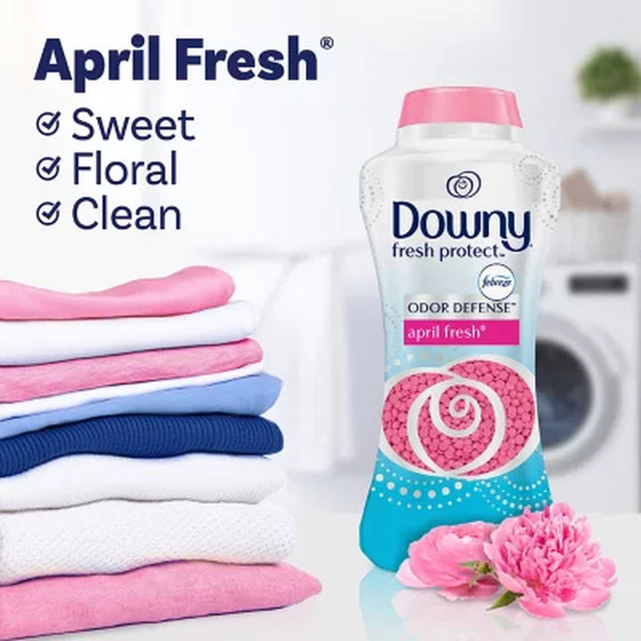 Downy Fresh Protect In-Wash Scent Booster Beads, April Fresh 28.3 Oz.