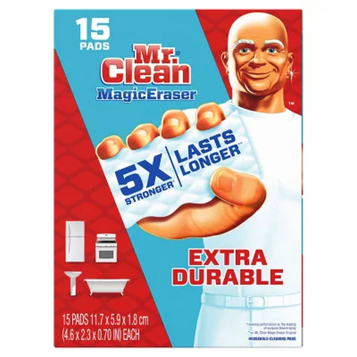 Mr. Clean Magic Eraser Extra Durable Scrubber Sponges 15Ct.