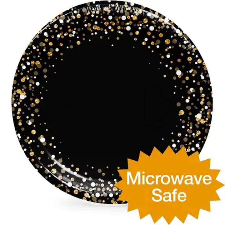 Artstyle Glittered Grad Paper Plates and Napkins Kit (285 Ct.)