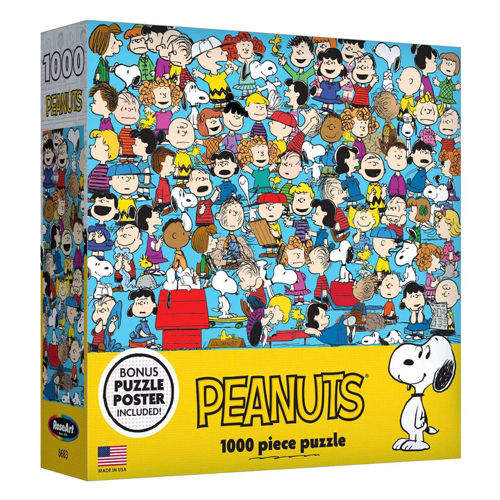 Cra-Z-Art Peanuts 1000 Pc Jigsaw Puzzle - Peanuts Cast of Characters