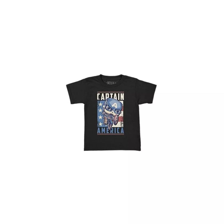 FUNKO POCKET POP! & TEE: Marvel- Captain America- S(KD)