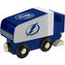 Masterpieces Officially Licensed NHL Tampa Bay Lightning Wooden Toy Zamboni Train Engine for Kids.